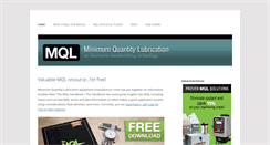 Desktop Screenshot of minimumquantitylubrication.com